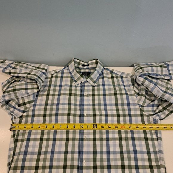J. Crew Men's Medium Slim Flex Washed Long Sleeve Button Down Shirt Style #AL090 - Picture 9 of 13